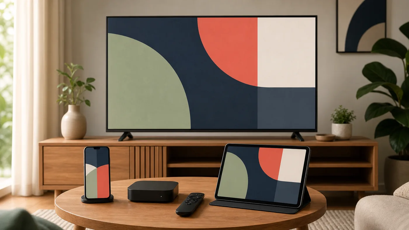 Smart TV, celular, tablet e aparelho de streaming compatíveis com IPTV
